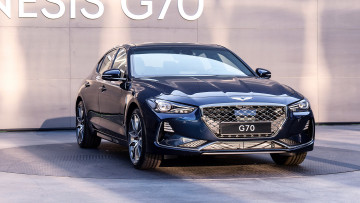 Картинка hyundai+genesis+g70+2018 автомобили выставки+и+уличные+фото genesis hyundai 2018 g70