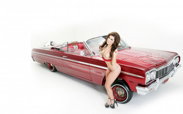 Картинка автомобили -авто+с+девушками chevrolet