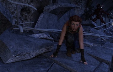 Картинка 3д+графика фантазия+ fantasy девушка взгляд фон