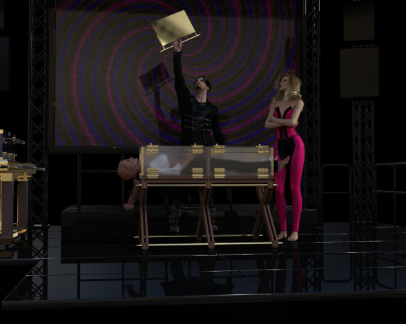 Обои картинки фото 3д графика, люди , people, девушки, фон, взгляд