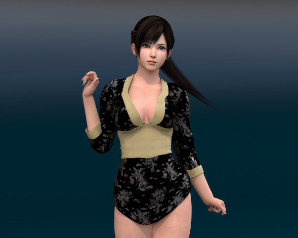 Обои картинки фото 3д графика, люди , people, фон, взгляд, девушка