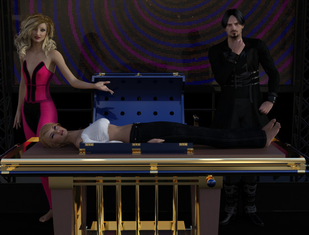 Обои картинки фото 3д графика, люди , people, фон, грудь, девушка, взгляд