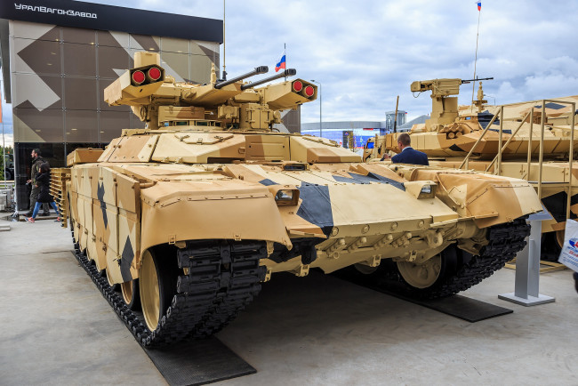 Обои картинки фото bmpt-72 terminator-2, техника, военная техника, бронетехника