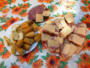 Картинка еда бутерброды +гамбургеры +канапе бананы колбаса сыр хлеб