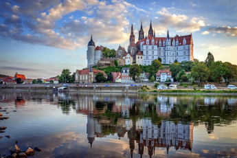 Картинка albrechtsburg+castle города замки+германии albrechtsburg castle