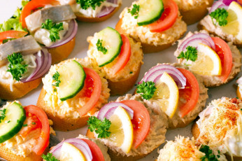 Картинка еда бутерброды +гамбургеры +канапе канапе