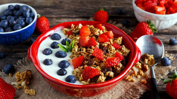 Картинка еда мюсли +хлопья