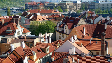Картинка города прага+ Чехия панорама