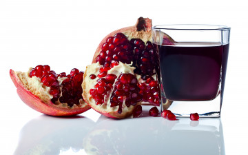 Картинка еда гранат стакан сок