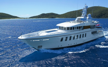 Картинка корабли Яхты берег море