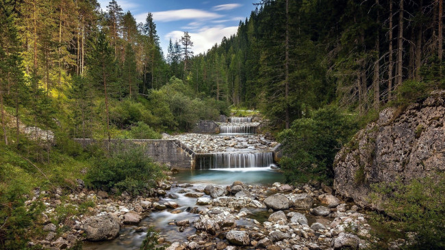 Обои картинки фото природа, реки, озера, река, лес