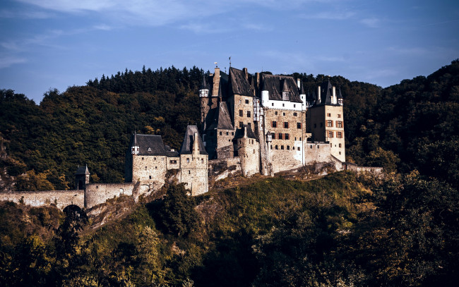 Обои картинки фото eltz castle, города, замки германии, eltz, castle