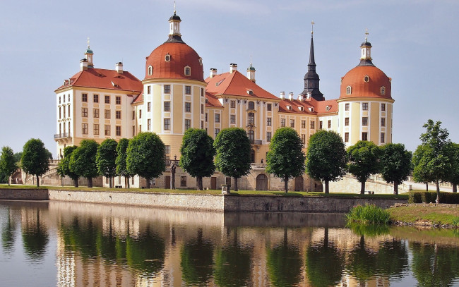 Обои картинки фото moritzburg castle, города, замок морицбург , германия, moritzburg, castle