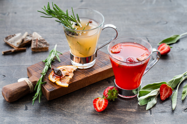 Обои картинки фото еда, напитки,  коктейль, цитрусы, ягоды, коктейль