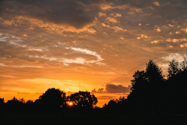 Обои картинки фото природа, восходы, закаты, закат