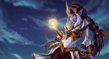 Картинка видео+игры league+of+legends коса рог огонек сорака девушка