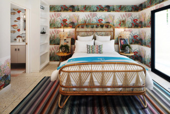 Картинка интерьер спальня кровать