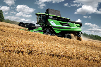 Картинка техника комбайны deutz fahr