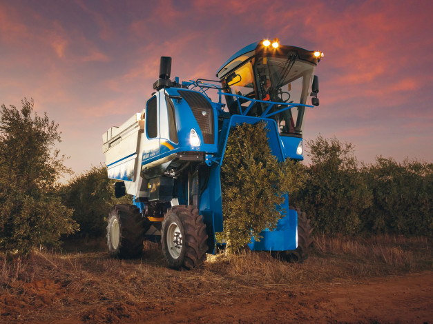 Обои картинки фото техника, комбайны, new, holland