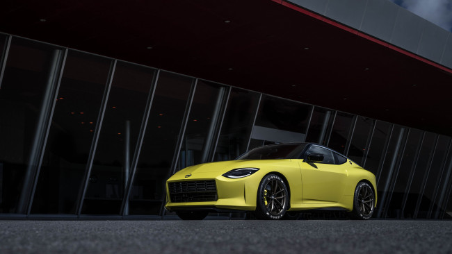 Обои картинки фото автомобили, nissan, datsun, концепт, 2020, z, proto, желтый, спорткар