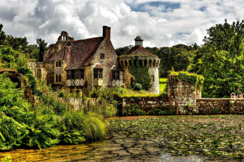 обоя scotney castle, города, замки англии, scotney, castle