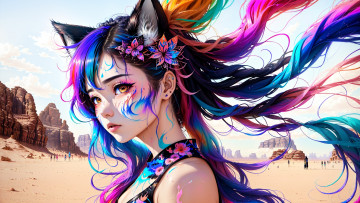 Картинка аниме животные +существа нейросети графика нейроарт ai art нейронные сети рисунки нейро искусство