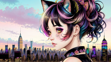 Картинка аниме животные +существа нейросети графика нейроарт ai art нейронные сети рисунки нейро искусство