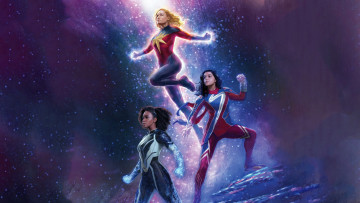 Картинка the+marvels+ +2023+ кино+фильмы -unknown+ другое капитан марвел вторая часть фэнтези боевик brie larson teyonah parris iman vellani