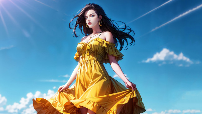 Обои картинки фото аниме, пейзажи,  природа, нейросети, графика, нейроарт, ai, art, нейронные, сети, рисунки, нейро, искусство