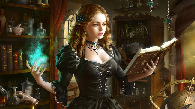 Обои картинки фото legend of the cryptids, видео игры, волшебница