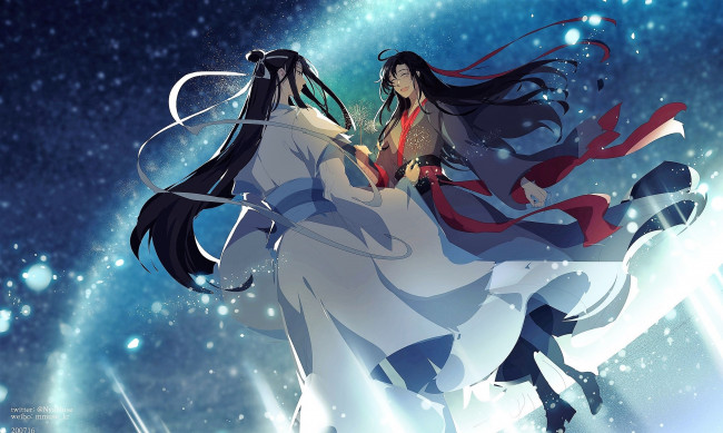 Обои картинки фото аниме, mo dao zu shi, лань, ванцзи, вэй, усянь