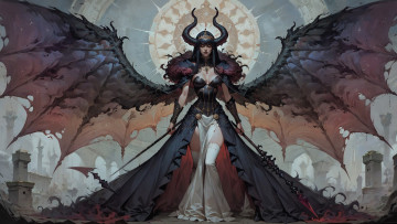 Картинка фэнтези демоны нейросети графика нейроарт ai art нейронные сети рисунки нейро искусство нейрографика graphics neuroart neural networks drawings neuro neurography