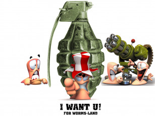 Картинка видео игры worms 3d