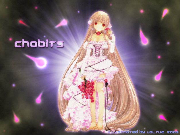 Обои картинки фото аниме, chobits