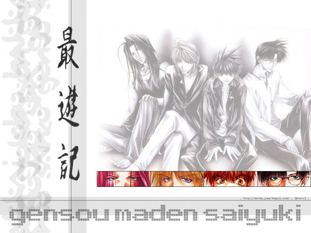 Обои картинки фото аниме, saiyuki
