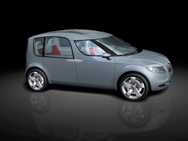 Обои картинки фото skoda, roomster, автомобили