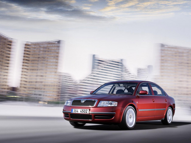 Обои картинки фото skoda, superb, автомобили