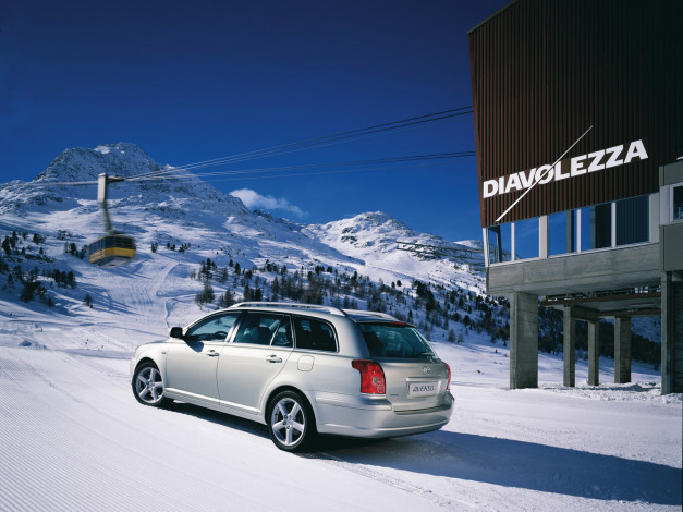 Обои картинки фото toyota, avensis, автомобили