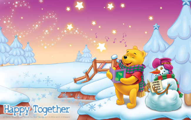Обои картинки фото мультфильмы, winnie, the, pooh