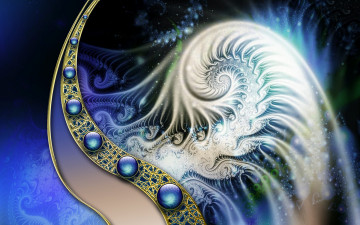 Картинка 3д графика fractal фракталы