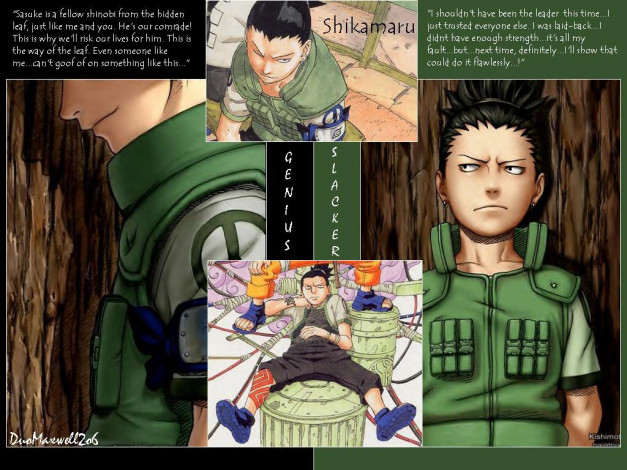 Обои картинки фото аниме, naruto, shikamaru