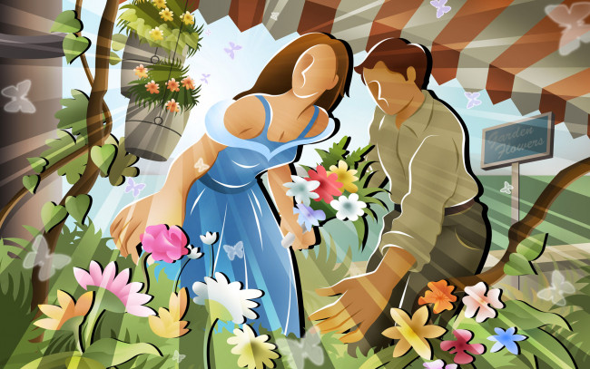 Обои картинки фото векторная, графика