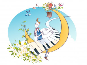 обоя векторная, графика