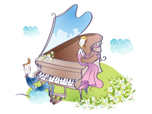 обоя векторная, графика