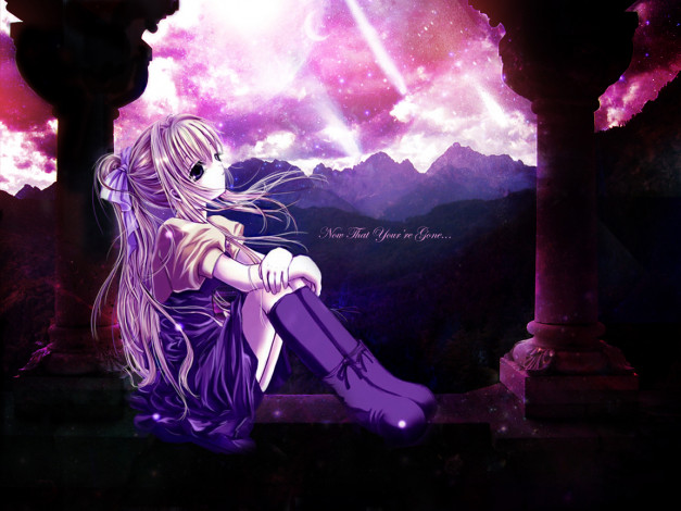 Обои картинки фото аниме, air