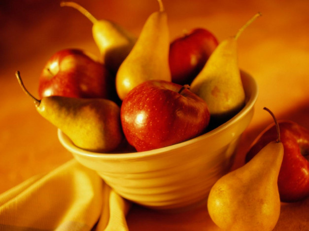 Обои картинки фото еда, груши