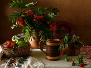 Картинка ира быкова рябиновый еда натюрморт