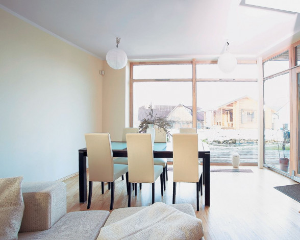 Обои картинки фото интерьер, столовая