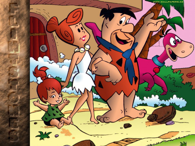 Обои картинки фото мультфильмы, the, flintstones