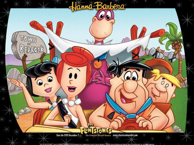 Обои картинки фото мультфильмы, the, flintstones